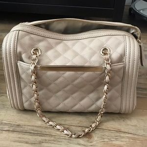 Leather chain link purse